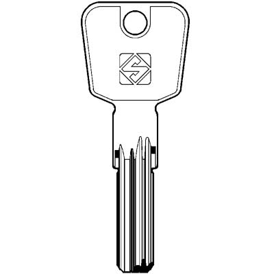 CHIAVE PUNZONATA TITAN DOM CR TN32 SILCA