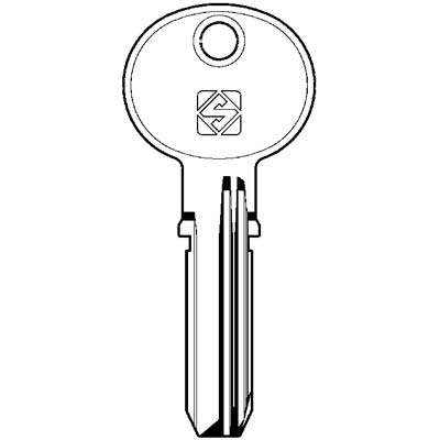 CHIAVE PUNZONATA TESA TORTEROLO RE TE7 SILCA