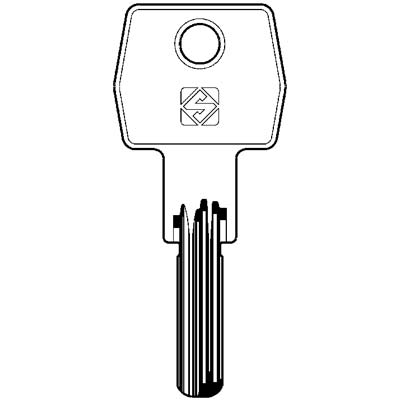 CHIAVE PUNZONATA CORBIN CB98 SILCA