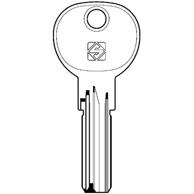 CHIAVE PUNZONATA ISEO R11 IE14 SILCA