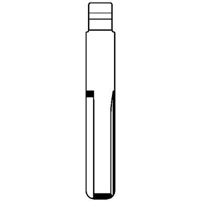 CHIAVE FLIP AUTO OPEL HU43CH SILCA