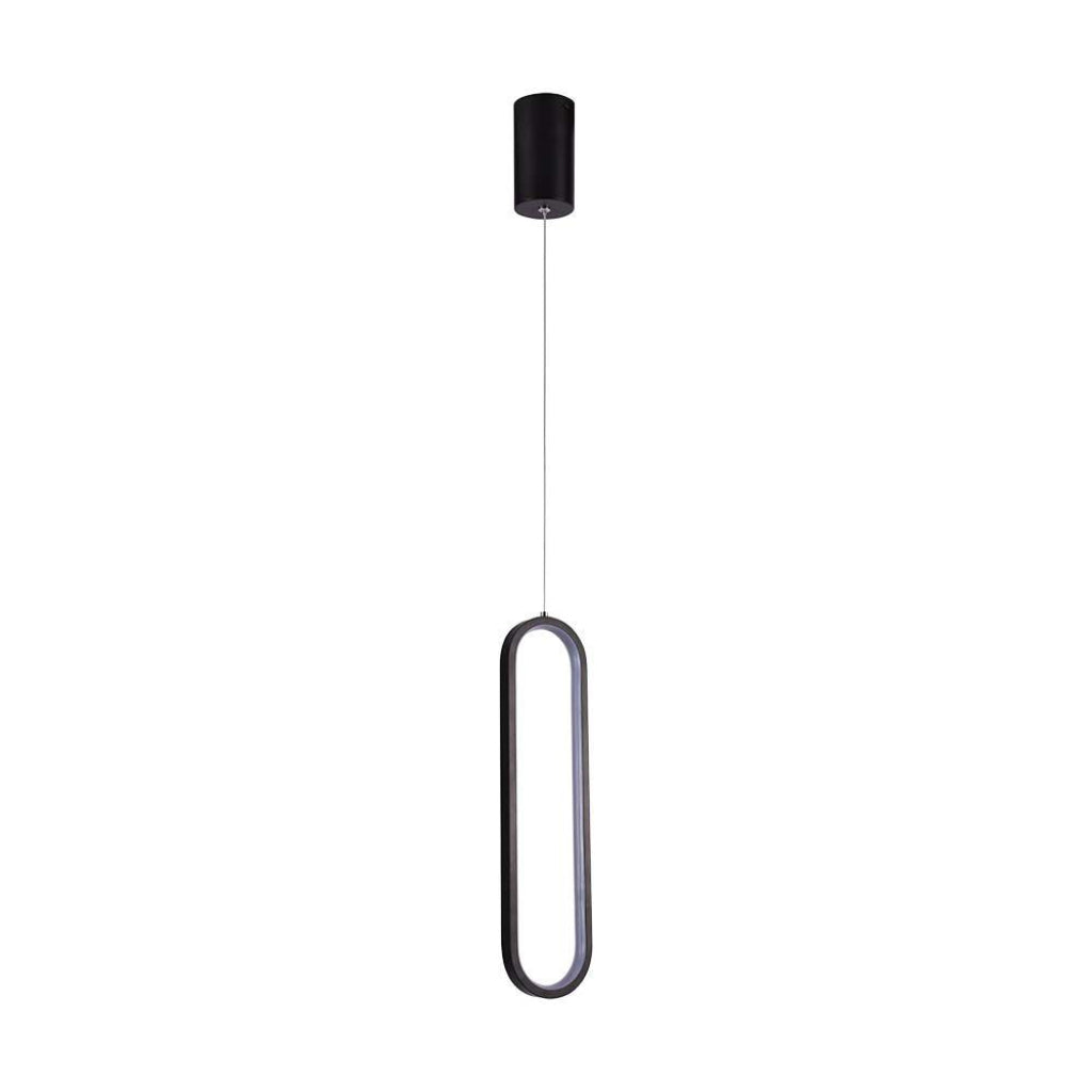 13W LED Hanging Lamp 40CM 3000K Black Body