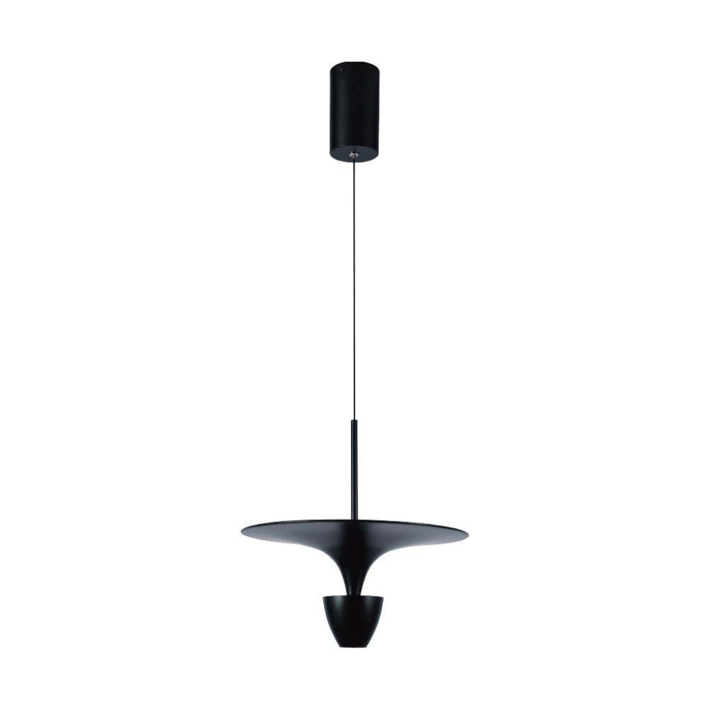 Lampadario LED 9W dal Design Moderno 30*320*100Cm Colore Nero 4000K