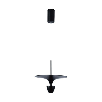 Lampadario LED 9W dal Design Moderno 30*320*100Cm Colore Nero 4000K