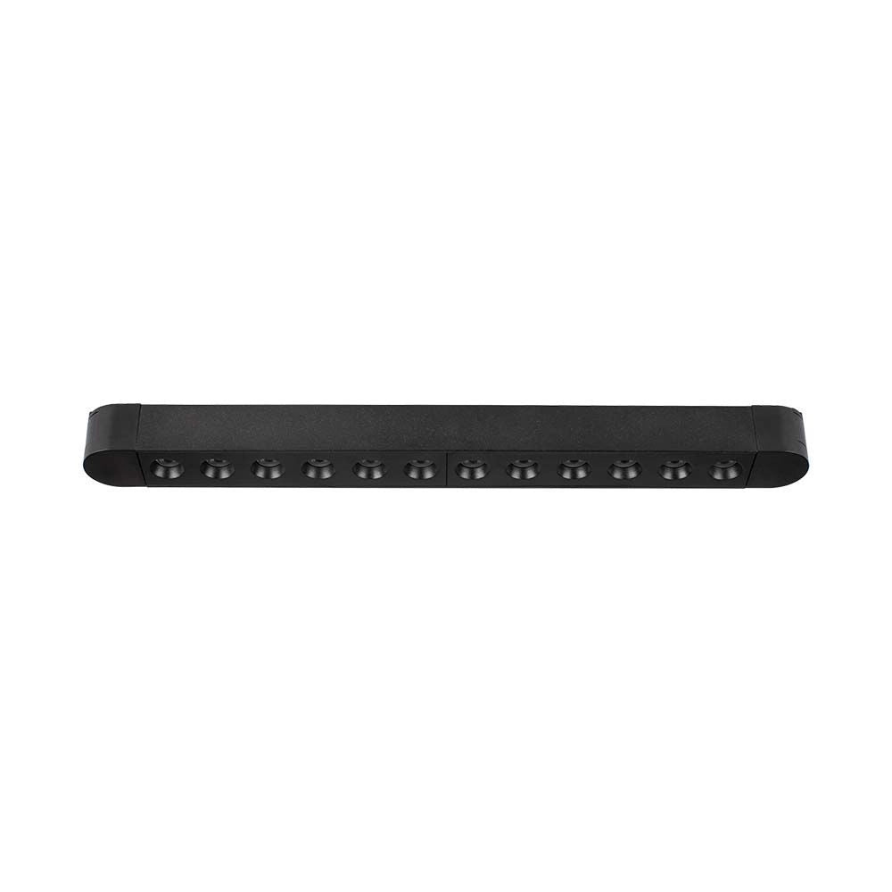 12W LED Magnetic Linear Spot Light Slim 6400K Black Body