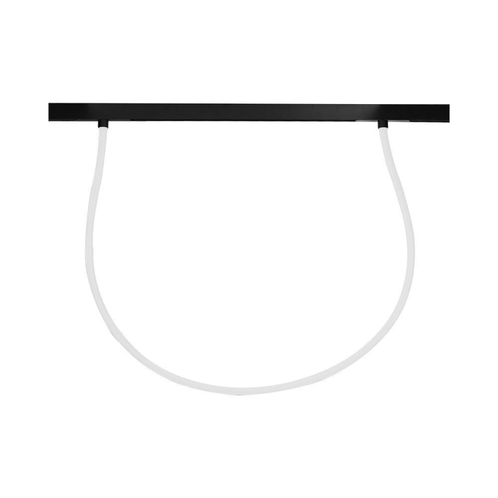 23W LED Magnetic Track Light Flexible Tube 2M CCT: 3000K Black Body