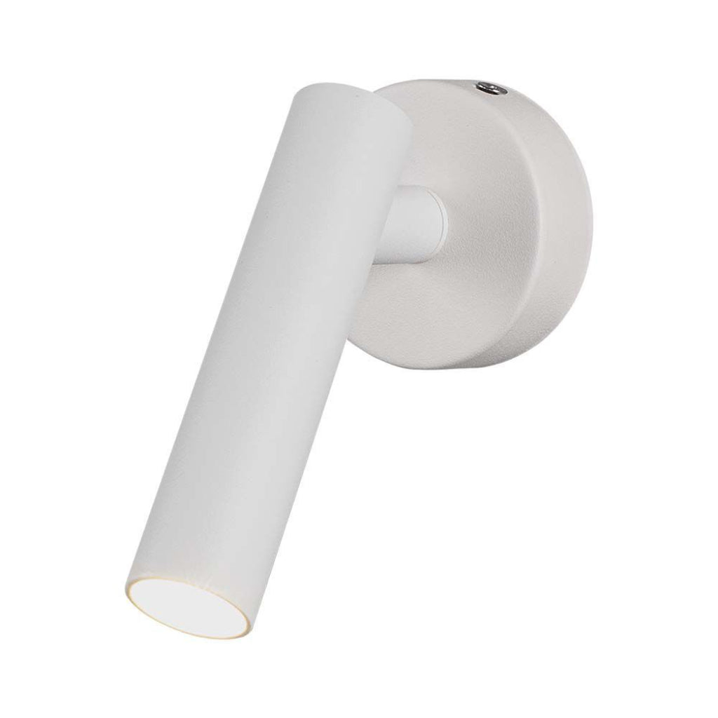 2W LED Wall Mounted Spotlight Round 3000K White Body
