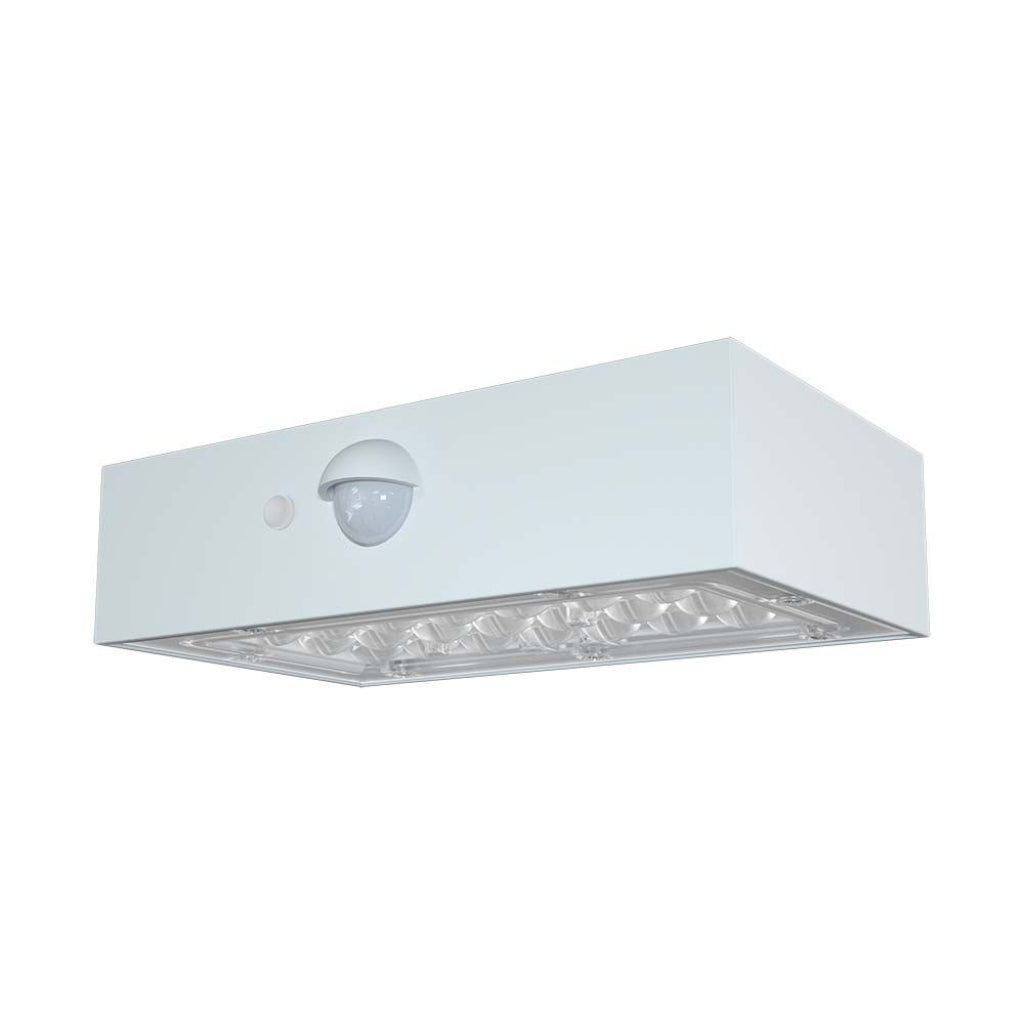 3W LED Solar Wall light Brick Lithium Battery 3.7v 1200mA CCT: 4000K+3000K White