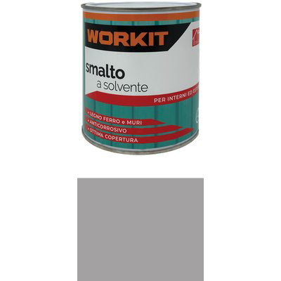 SMALTO A SOLVENTE WORKIT - ALLUMINIO ML 750