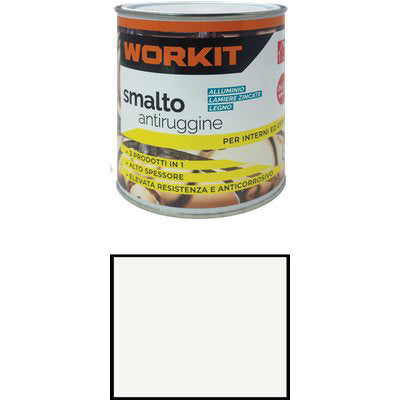 SMALTO ACQUA WORKIT - BIANCO OPACO RAL 9010 ML 750