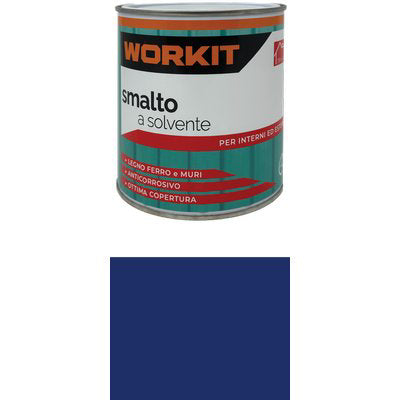 SMALTO A SOLVENTE WORKIT - BLU ML 750