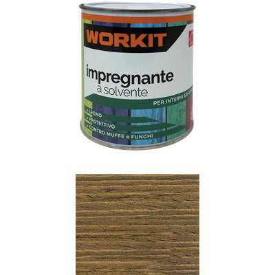 IMPREGNANTE A SOLVENTE WORKIT - NOCE SCURO  ML 750