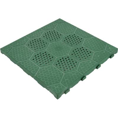 PIASTRELLA AUTOBLOCCANTE - PP VERDE CM 40X40 H.CM 2,5