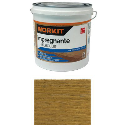 IMPREGNANTE ACQUA WORKIT - NOCE CHIARO LT 2,5