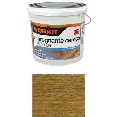 IMPREGNANTE CEROSO ACQUA WORKIT - NOCE CHIARO LT 2,5