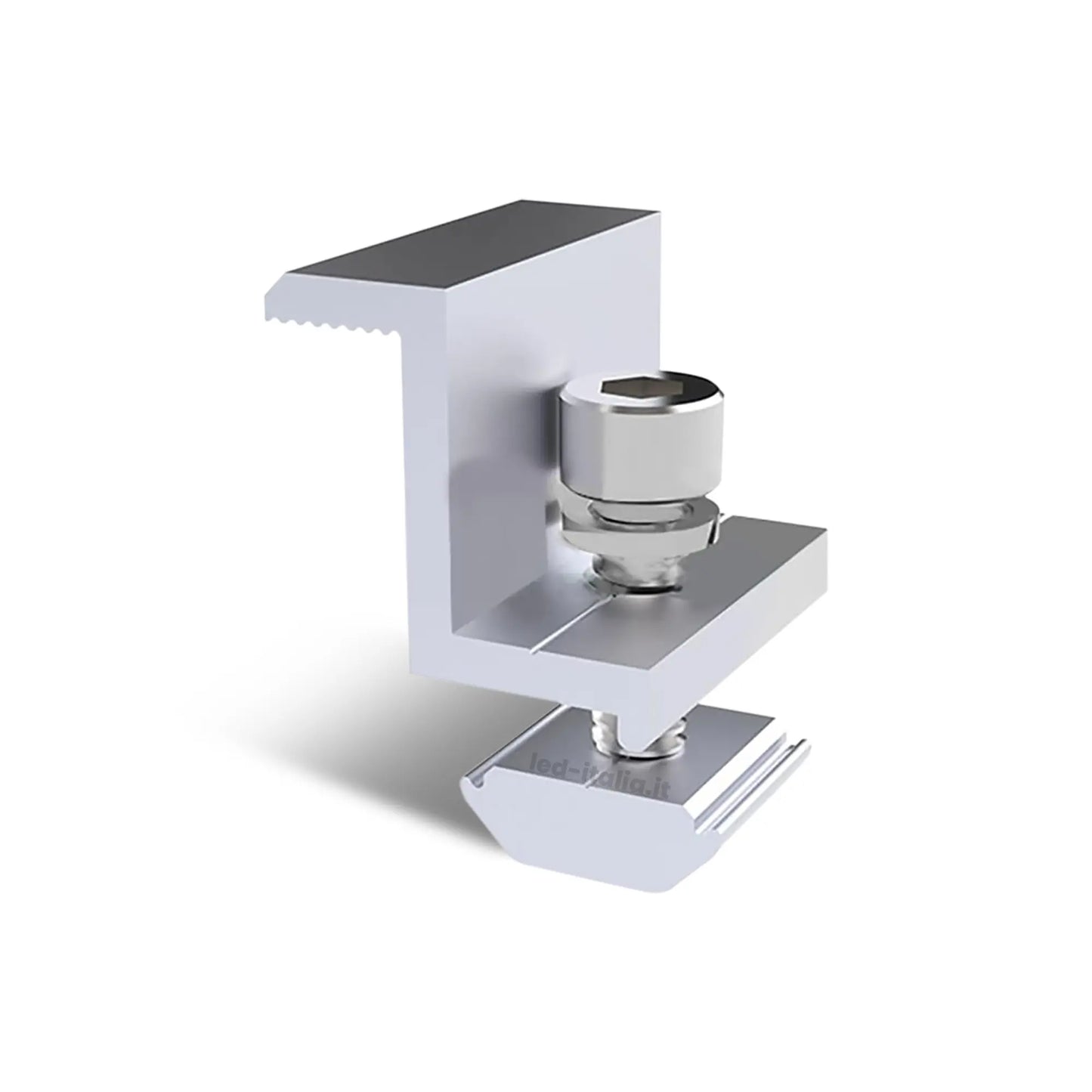 Morsetto Terminale 30mm per Fissaggio Pannelli Solari 1 Pezzo
