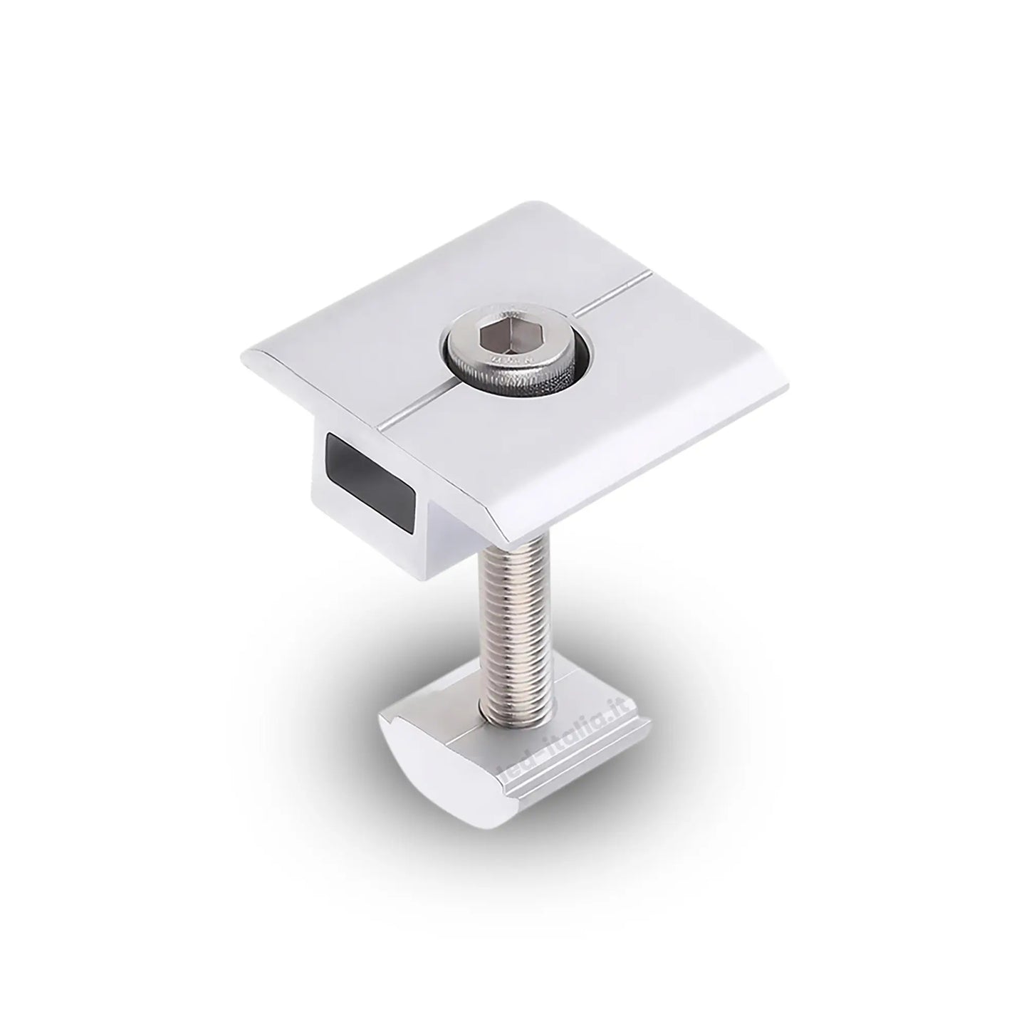 Morsetto Centrale 30mm per Fissaggio Pannelli Solari 1 Pezzo