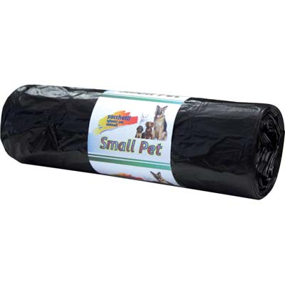 SACCO X DEIEZIONI CANINE - NERO CM 26X30 CF=PZ 30