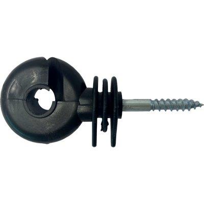 ISOLATORE ELETTRORECINZIONE OCCHIOLO VITE LEGNO - X FILO + CORDA