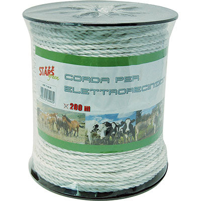 CORDA ELETTRORECINZIONE STARS - FILI ACCIAIO 6 MM 6 MT 200