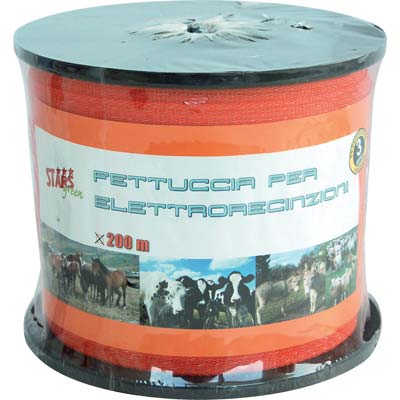 FETTUCCIA ELETTRORECINZIONE STARS - FILI ACCIAIO INOX  6 MM 20 MT 200