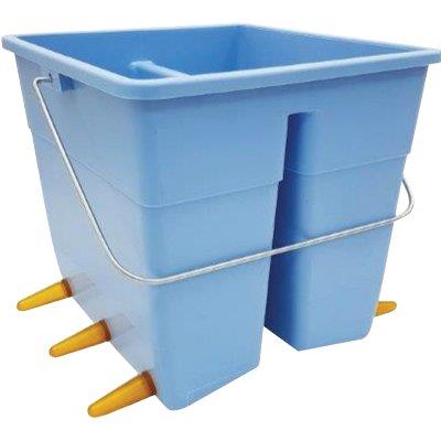 SECCHIO POPPATOIO OVINI + 6 TETTARELLE INFERIORI - LT 11