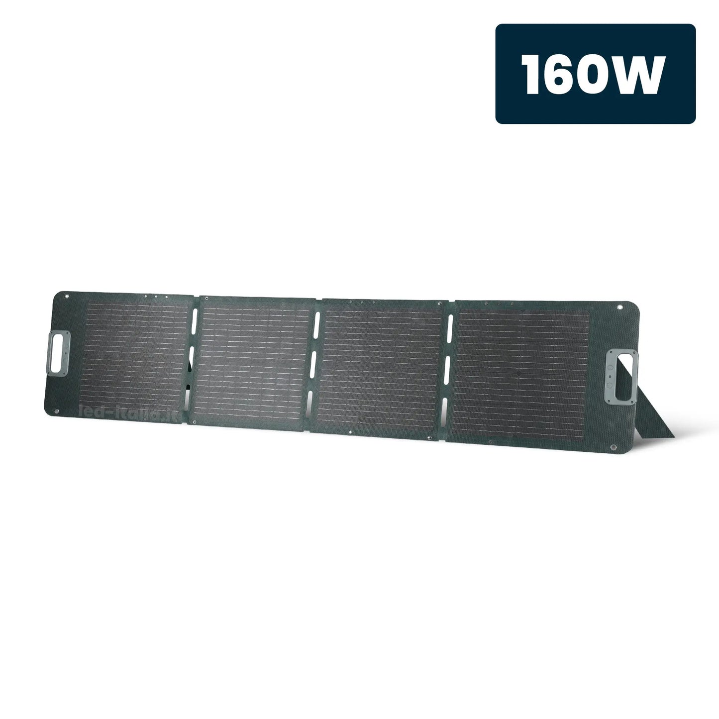 Pannello Solare Fotovoltaico 160W Pieghevole per Power Station 1670x680x25mm IP67