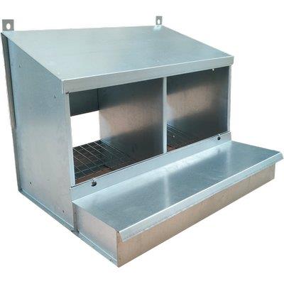 NIDO X GALLINE OVAIOLE - 2 POSTI CM 56X42 H.CM 42 CF=PZ 2
