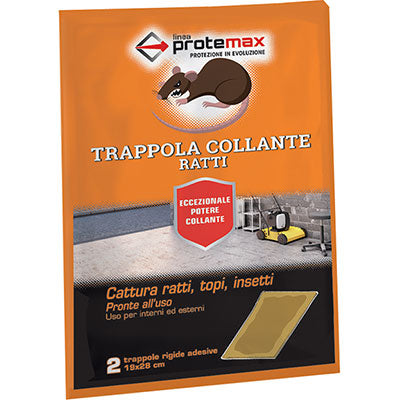 TRAPPOLA TOPI ADESIVA PROTEMAX - CM 30X20 CF=PZ 2