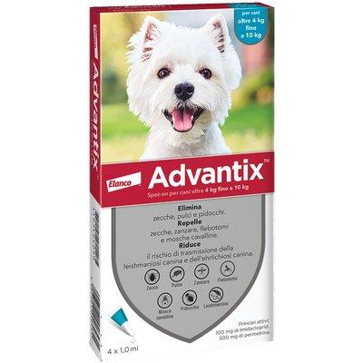 ANTIPARASSITARIO ADVANTIX CANI ELANCO - KG  4/10 CF=PZ 4