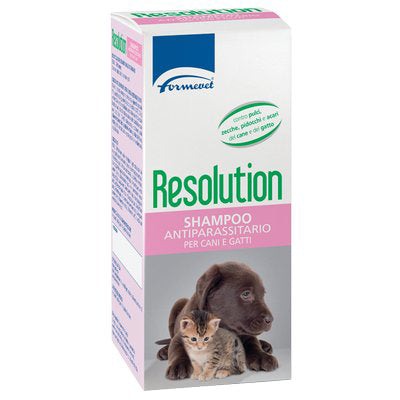 SHAMPOO ANTIPARASSITARIO RESOLUTION FORMEVET - CANI E GATTI ML 200