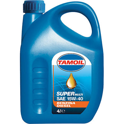 OLIO 4T MINERALE 15W40 SUPERMULTI TAMOIL - LT 4 SAE 15W40