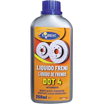 OLIO FRENI SINTETICO LUBEX - ML 250 DOT 4