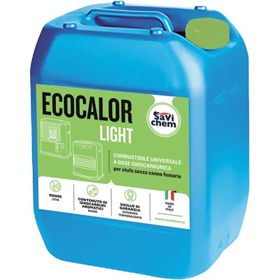 COMBUSTIBILE STUFA RADIANTE LIGHT ECOCALOR - TAPPO VERDE LT 18