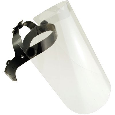 VISIERA POLICARBONATO FAST LIGHT - H.CM 30 + REGGICAPO