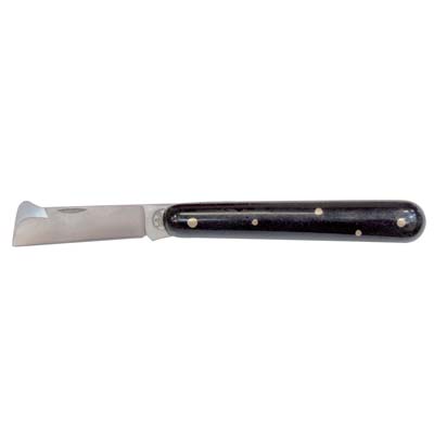 COLTELLO SERRAMANICO INNESTO 202 P DUE BUOI - ACCIAIO/PLT CM 17