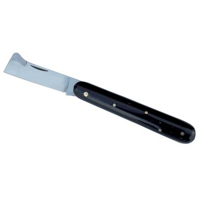 COLTELLO SERRAMANICO INNESTO 317 - ACCIAIO/PLT CM 17
