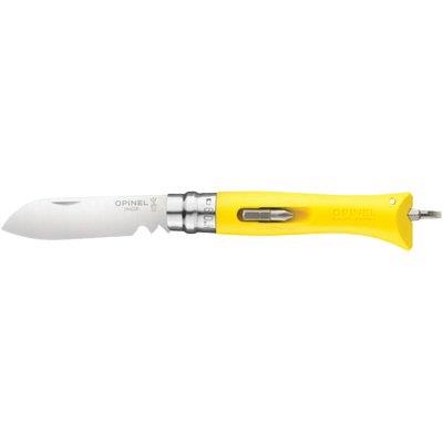 COLTELLO OPINEL 09 BRICOLAGE - MM 80 PP GIALLO