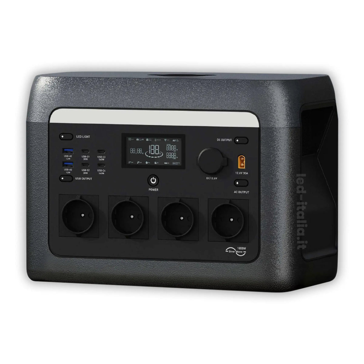 1800W PRO Portable Power Station With Wifi App 1024Wh LiFeP04 Battery