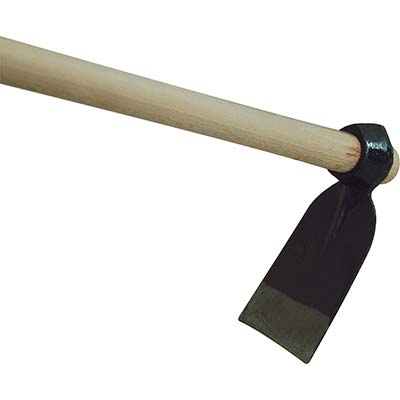 ZAPPA OCCHIO TONDO 016 + MANICO ORSATTI - ACCIAIO FORGIATO/FAGGIO GR 400 MM 75X125 H.CM 130