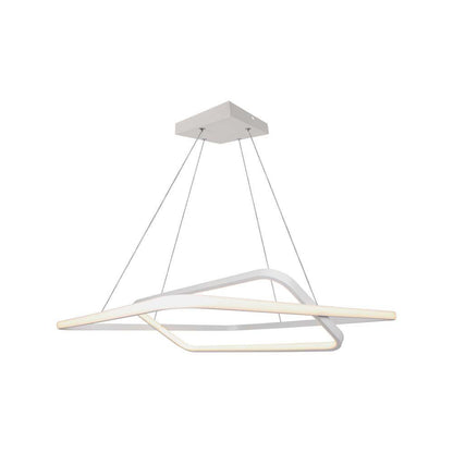 48W LED Designer Metal Hanging Light 600*600*1200MM White 3000K Dimmable