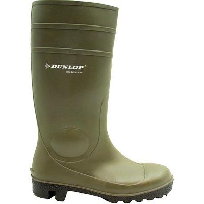 STIVALE PVC ANTINFORTUNIO WORK-ITS DUNLOP - VERDE S5 43