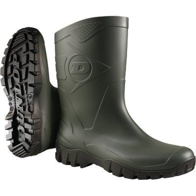STIVALE PVC TRONCHETTO DANE DUNLOP - VERDE 40