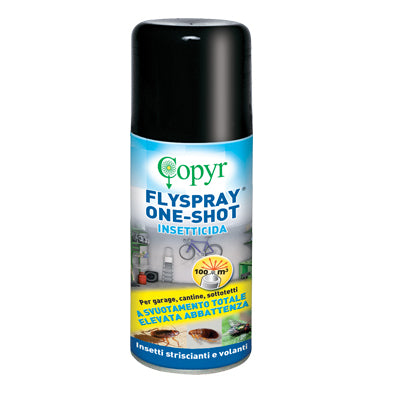 INSETTICIDA VOLANTI STRISCIANTI FLYSPRAY COPYR - AUTOSVUOTANTE ML 150