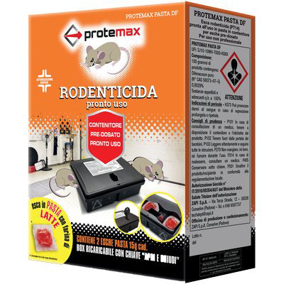 CONTENITORE SICUREZZA TOPICIDI + ESCA PROTEMAX - MM 145X138 H.MM 50 ESCA GR 30