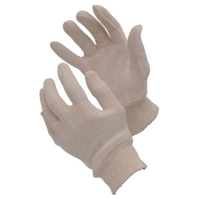 GUANTO SEMPLICE - MAGLIA COTONE ECRU DONNA