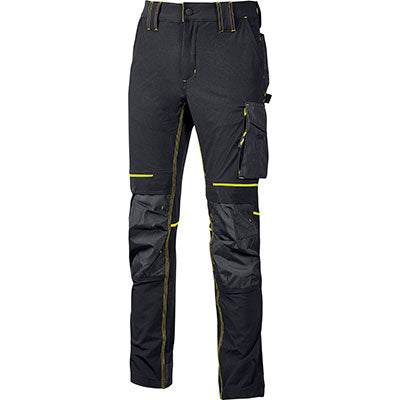 PANTALONE SLIM FIT ATOM U-POWER - BLACK CARBON L