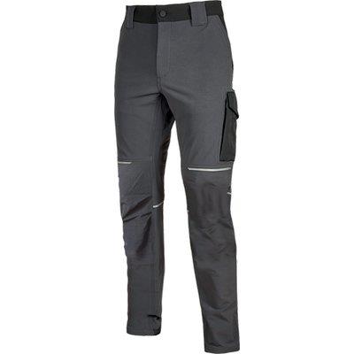 PANTALONE SLIM FIT WORLD U-POWER - ASPHALT GREY M