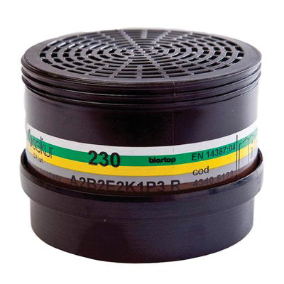 FILTRO X RESPIRATORE A MASCHERA POLIMASK 230 SEKUR - A1 B1 E1 K1 P3