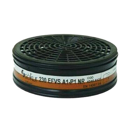 FILTRO X RESPIRATORE A MASCHERA POLIMASK 230 SEKUR - EF+VS A1 P1
